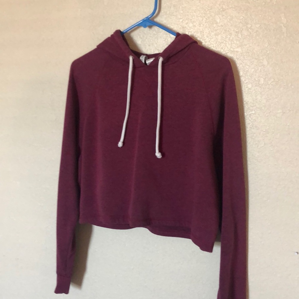 🔴 5/25 Divided Crop Hoodie M